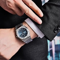 Montre mécanique automatique pour homme PAGANI DESIGN PD-1673, 40 mm, saphir, acier inoxydable, étanche 10 bars, luminescente C3, Reloj Hombre