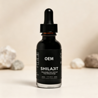 Gouttes liquides de Shilajit, acide fulvique biodisponible, oligo-éléments, 30 ml, 1 fl oz