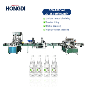 Línea Automática de Llenado de Líquidos, Máquina Llenadora de Líquidos, Alimentador de Tazones, Máquina Tapadora, Etiquetadora, Sistema de Embotellado - Product Image 2
