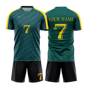 Ensemble de football par sublimation dégradée avec nom et numéro personnalisés, maillot de football respirant pour entraînement et matchs d'équipe, ProClub - Product Image 4