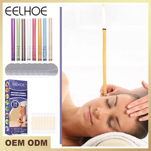 EELHOE precio <span class=keywords><strong>de</strong></span> fábrica <span class=keywords><strong>cera</strong></span> <span class=keywords><strong>de</strong></span> abeja rey <span class=keywords><strong>cono</strong></span> trompeta natural <span class=keywords><strong>cera</strong></span> del oído quitar limpieza vela kit conjunto - Product Image 5