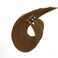Ekstensi Rambut Manusia Premium Nano Ring Grosir 100% Rambut Remy Rusia Double Drawn Standar Salon