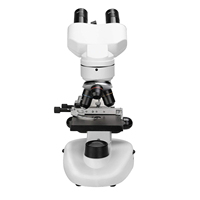 Optical HD WF10X 400X Adjustable Double-Layered Mechanical Compound Biological LED Binocular Microscope LARREX 4x/10x/40x