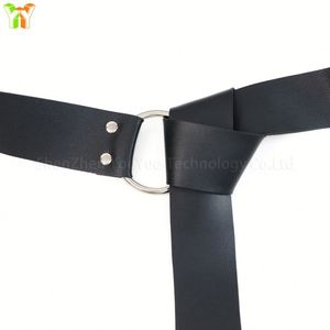 ชุดเดรสแฟชั่น เข็มขัดหนัง PU ปรับได้ เสื้อคลุมตกแต่งพร้อมสายรัดเอว - Product Image 3