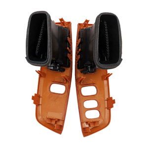 Garniture de ventilation de tableau de bord en grain de bois pour Toyota Land Cruiser 100 FJ100 LC100 1998-2007, type combiné en matériau ABS - Product Image 4