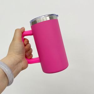 แก้วกาแฟเก็บความร้อนขนาด 20 ออนซ์ พร้อมฝาปิดและหูจับถอดได้ - Product Image 3
