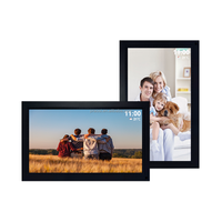 Pro bingkai foto Digital 15.6 ", bingkai foto Digital WiFi FHD IPS layar sentuh, bingkai foto cerdas rotasi otomatis, berbagi foto video dari jarak jauh melalui Frameo