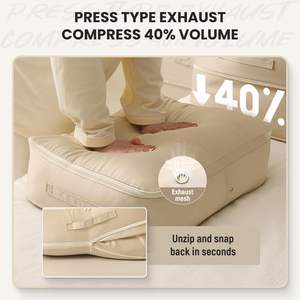 Bolsa de Almacenamiento Auto Compresible Ultra Ahorradora de Espacio para Edredones, Mantas, Ropa de Cama, Ropa, Viajes y Organización del Hogar - Product Image 4