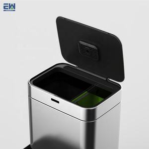 Nuevo Diseño de <span class=keywords><strong>Cubo</strong></span> de <span class=keywords><strong>Basura</strong></span> Automático Multifuncional <span class=keywords><strong>con</strong></span> Sensor para Cocina, <span class=keywords><strong>Cubo</strong></span> de Compostaje de Acero Inoxidable sin Contacto para el Hogar - Product Image 2