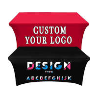 Mantel Rectangular de Poliéster Personalizado con Diseño de Logotipo, Imagen o Texto, Resistente a las Arrugas y Duradero para Uso en Interiores y Exteriores