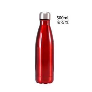 Bouteille d'eau isotherme à double paroi sous vide, forme <span class=keywords><strong>cola</strong></span>, en acier inoxydable 18/8, pour sports de plein air, avec logo personnalisé - Product Image 3