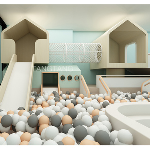 Aire <span class=keywords><strong>de</strong></span> jeux intérieure personnalisée pour enfants, équipement <span class=keywords><strong>de</strong></span> jeu en mousse souple, structure <span class=keywords><strong>de</strong></span> jeu, toboggan, fosse à balles, château, imperméable - Product Image 4