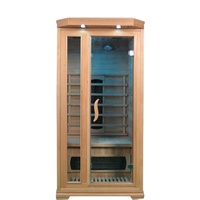 Prix de gros Sauna infrarouge lointain en bois de cèdre rouge de la pruche canadienne pour 4 personnes