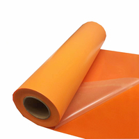 Film HTV Velours Floqué de Haute Qualité en Gros pour Usine, Vinyle Thermocollant Textile 3D Facile à Découper, 24 Couleurs, Rouleau 50cm*25m, 0.6-0.8mm