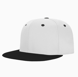 Custom Sporty Vintage <b>Flat</b> Bill Snapback <b>Hats</b> Two Tone <b>Flat</b> Brim Baseball Caps for Unisex - Product Image 2