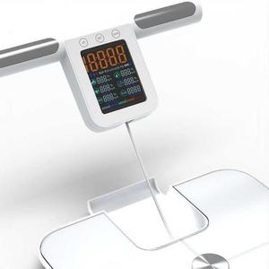 Acht-elektrode slimme lichaamsvetweegschaal LCD-controleweegfunctie Grote capaciteit voor professionele fitness vetmeting OEM - Product Image 4