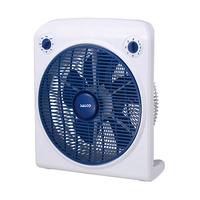 Ventilateur de refroidissement par air électrique silencieux de 12 pouces Boîte de bureau de table à 3 vitesses avec contrôle mécanique pour bureau à domicile et salon
