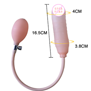 ของเล่นผู้ใหญ่แบบเป่าลมรูปอวัยวะเพศชาย ขนาดใหญ่ สีเนื้อ สมจริงมาก - Product Image 4