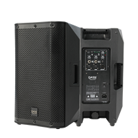 DASN SCH8DF Enceinte active professionnelle pleine gamme en plastique de 8 pouces 200W RMS DSP pour DJ, scène, home cinéma et extérieur