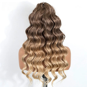 ผม<span class=keywords><strong>ถัก</strong></span>เปียสังเคราะห์แบบทนความร้อน คุณภาพพรีเมียม แบบไล่สีบลอนด์ สำหรับ<span class=keywords><strong>ถัก</strong></span>โครเชต์ แบบขายส่ง - Product Image 1