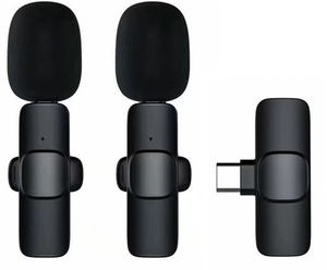 Microfono <span class=keywords><strong>Wireless</strong></span> a Clip K9 per Trasmissioni Live e Vlog con Riduzione Intelligente del Rumore e Raccolta del Suono, Modello Ricaricabile - Product Image 1