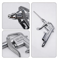Pistolet à air comprimé en aluminium DG-10, pistolet de nettoyage à air comprimé avec buse longue et courte interchangeable