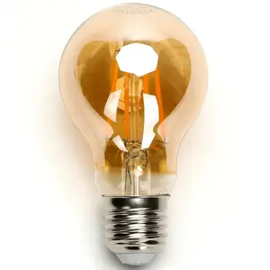 Ampoule LED à filament mbar a60 e27 6w, lumière blanche, efficacité énergétique, idéale pour la décoration et les ambiances chaleureuses. - Product Image 1