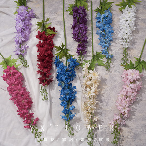 Bouquet de fleurs artificielles Yixuan en soie, décoration de mariage faite à la main haut de gamme - Product Image 1