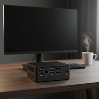 Nouvel ordinateur de bureau Windows compact et portable pour entreprise, mini PC Intel N100 Quad-Core DDR4 SSD de 12e génération