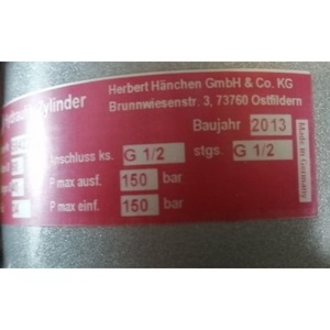 กระบอกไฮดรอลิกแบบสองทาง Haenchen G 1/2 150 บาร์ ผลิตในเยอรมนี - Product Image 1