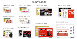 Zkong 1.54 pollici colorato E Display a inchiostro ABS + acrilico materiale 3 anni di energia forma rettangolare prezzo personalizzato scaffale elettronico - Product Image 4