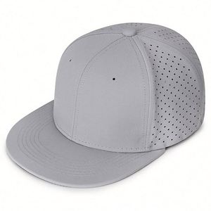 Full Seal Elastic Size Solid Color Hip Hop Baseball <b>Caps</b> <b>Flat</b> Brim Vent Youth Sports <b>Caps</b> - Product Image 1