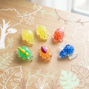 Juguetes blandos de dinosaurio transparentes con burbujas a granel, juguetes antiestrés suaves de TPR, juguetes surtidos para niños, recuerdos para fiestas infantiles, recompensas para el aula - Product Image 1