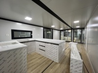 Maisons conteneurs prêtes à vivre, 2 chambres avec bureau pliable, maison conteneur extensible, unité combinée
