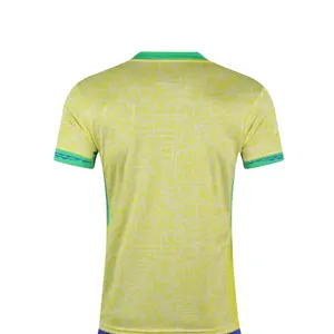 Özel baskılı kazak giyim takım gömlek brezilya ev futbol forması grafik T-Shirt futbol forması