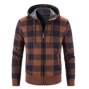 Primavera autunno maglione lavorato a maglia da uomo alla moda <span class=keywords><strong>Cardigan</strong></span> <span class=keywords><strong>Slim</strong></span> Fit da uomo maglioni Causal cappotti <span class=keywords><strong>Cardigan</strong></span> con cerniera solida da uomo - Product Image 3