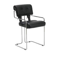 Fauteuil de salle à manger moderne en acier inoxydable avec design écologique, durable et imperméable pour l'ameublement de la maison dans le salon et la salle à manger