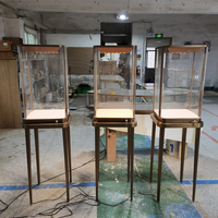 Vitrine à bijoux en verre, comptoir de présentation de bijoux, mobilier de magasin de bijouterie, vitrine de vente au détail