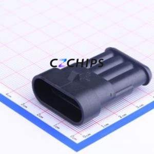 282106-1 Housing (Wire-to-Board / Wire-to-Wire) P=6mm Connector ( Jack Structure: 1x4P )( Pitch: 6mm )( Number of Rows: 1 ) - Product Image 1