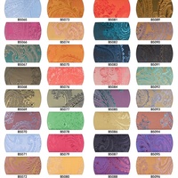 Tissu Jacquard Brocart en Polyester/Viscose pour Costumes Garçons et Filles, Doublure de Vêtement, Toucher Doux, Antistatique, Vente en Gros