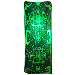 Sciarpa al Neon leggera alla moda con tessuto reattivo UV scuro per feste notturne - Product Image 1