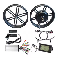 Moteur arrière et roue avant pour vélo électrique Fat Bike 60V 72V 3000W 5000W 20x4.0 avec jante en aluminium moulé et contrôleur