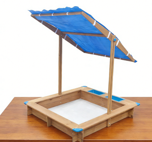 <span class=keywords><strong>Bac</strong></span> à <span class=keywords><strong>sable</strong></span> <span class=keywords><strong>en</strong></span> bois sur mesure, aire de jeux extérieure avec bancs pour un jeu ergonomique - Product Image 4