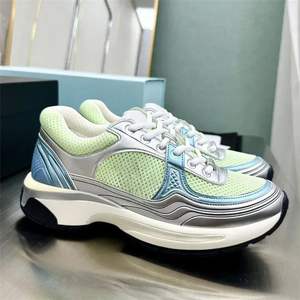 Zapatillas Escolares de Plataforma Baja para Niñas, Versión Original, con Cordones, Parte Superior de Malla, Suela de Goma, Amortiguación, Forro de Algodón Duradero - Product Image 3