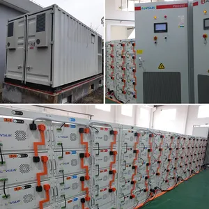 20 Fuß ESS Container Lithium-Ionen-Energie-Speicherbatterie 200 kWh 1,2 MWh Solarenergie-Containerbank