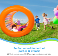Activités de plein air Roue gonflable de 65 pouces de diamètre pour enfants et adultes, jeux gonflables pour toute la famille