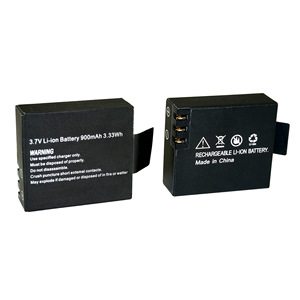 Batterie Li-Ion rechargeable 900mAh pour caméra d'action SJ4000 5000, batterie de remplacement universelle - Product Image 2