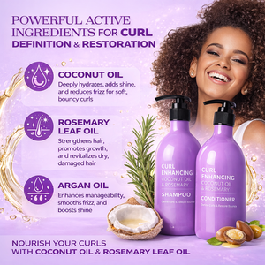 Ensemble <span class=keywords><strong>shampoing</strong></span> et après-<span class=keywords><strong>shampoing</strong></span> pour <span class=keywords><strong>cheveux</strong></span> bouclés à <span class=keywords><strong>l</strong></span>'huile de coco, sans sulfate, hydratant, pour <span class=keywords><strong>cheveux</strong></span> ondulés, réduit les frisottis, répare les <span class=keywords><strong>cheveux</strong></span> - Product Image 5