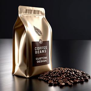 ออกแบบโลโก้พิมพ์ตามสั่ง ถุงซิปล็อคแบบตั้งได้ ขนาด 8 ออนซ์ ป้องกันกลิ่น พร้อมวาล์ว สำหรับบรรจุภัณฑ์กาแฟ - Product Image 2