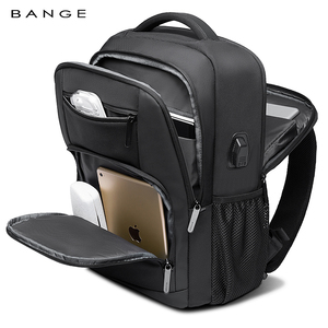 BANGE - Mochila para Portátil de 15.6 Pulgadas, con USB, de Poliéster, Impermeable, para Estudiantes y Viajes, Gran Venta - Product Image 4